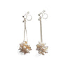 Comfortable modern freshwater pearl invisible clip on earrings