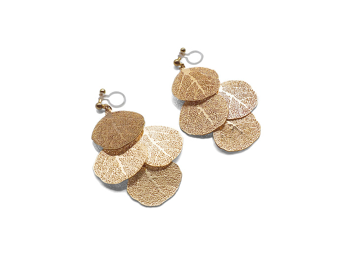 Perfect clip on earrings for your vacation! Comfy filigree invisible clip on earrings.