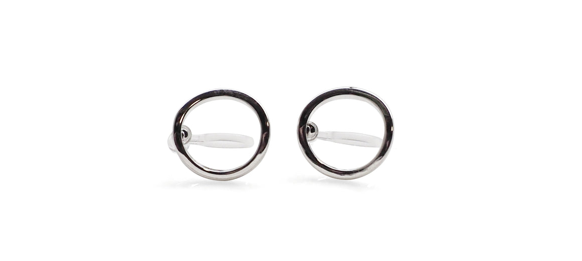 Minimal style invisible clip on earrings