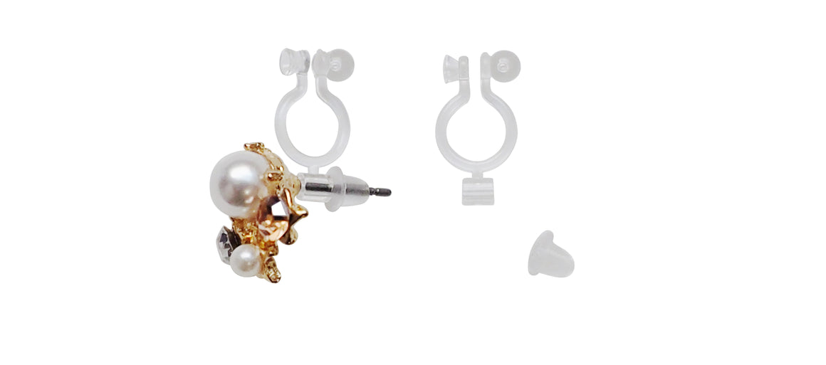 Clip on earring converters