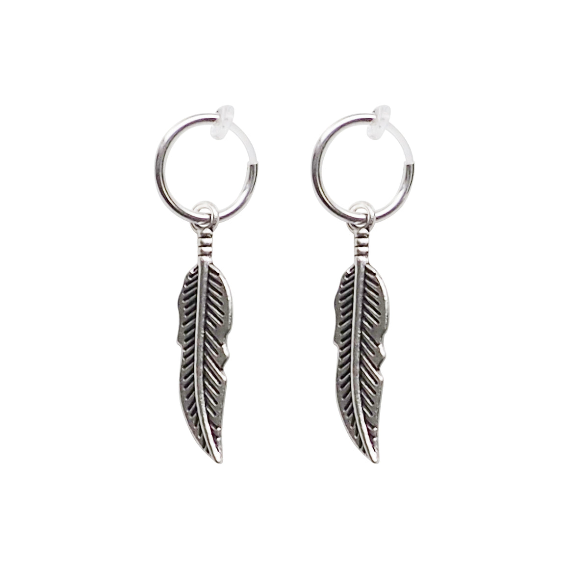 Unisex style clip on earrings