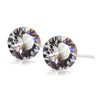 Swarovski crystal invisible clip on stud earrings - miyabigracejewelry.com