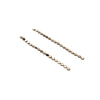 Dangle Small Dot Chain Invisible clip on stud earrings ( Gold tone ) - Miyabi Grace