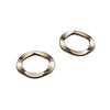 Flower Circle Hoop Invisible clip on stud earrings ( Gold tone ) - Miyabi Grace