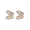 Amber Look Butterfly Invisible Clip On Earrings