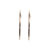 Big Invisible Clip On Hoop Earrings (Gold tone) - Miyabi Grace
