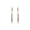 Big Invisible Clip On Hoop Earrings (Rose Gold tone) - Miyabi Grace