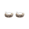 Swarovski Crystal Invisible Clip On Hoop Earrings - Miyabi Grace