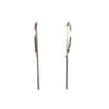 Half-moon invisible clip on stud earrings ( Gold tone ) - miyabigracejewelry.com