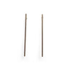 Long invisible clip on stud earrings ( Gold tone ) - miyabigracejewelry.com