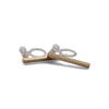 Minimal short bar invisible clip on earrings ( Gold tone ) - miyabigracejewelry.com