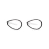 Silver Teardrop Invisible Clip On Stud Earrings - Miyabi Grace