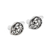 925 Sterling Silver Teardrop Filigree Invisible Clip On Stud Earrings - Miyabi Grace