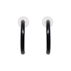 Black 12mm Invisible Clip On Earrings - Miyabi Grace