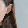 Silver Teardrop Minimal Invisible Clip On Earrings
