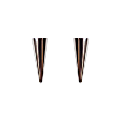 Small Silver Spike BTS K-POP Invisible Clip On Earrings