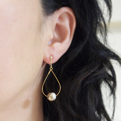 Karakusa invisible clip on earrings - miyabigracejewelry.com