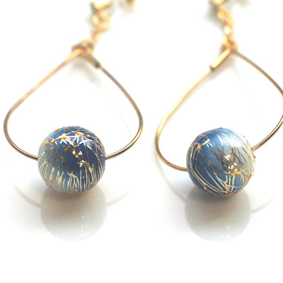 Karakusa invisible clip on earrings - miyabigracejewelry.com
