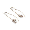 Double Sided White Freshwater Pearl Invisible Clip On Earrings (Gold tone) - miyabigracejewelry.com