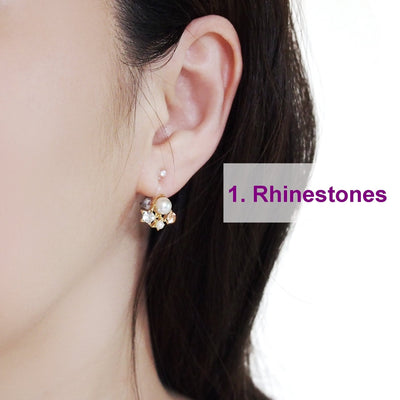 Best seller!  2 pairs of Pierced look and comfortable invisible clip on earring converters - Miyabi Grace