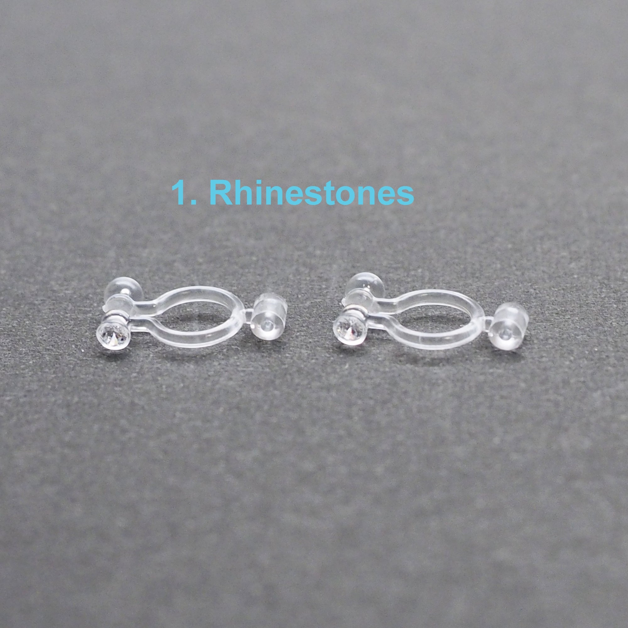 Best seller!  2 pairs of Pierced look and comfortable invisible clip on earring converters - Miyabi Grace