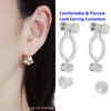 Best seller!  2 pairs of Pierced look and comfortable invisible clip on earring converters - Miyabi Grace