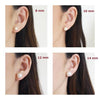 Ivory cotton pearl invisible clip on stud earrings - miyabigracejewelry.com
